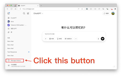 ChatGPT Batch Delete History Manager
