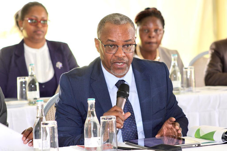 Cabinet Secretary for Water, Sanitation and Irrigation, Mr. Zachary Njeru when he appeared before National Assembly’s Committee on Blue Economy, Water and Irrigation on November 6, 2023.