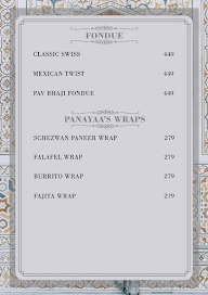 Panayaa menu 6