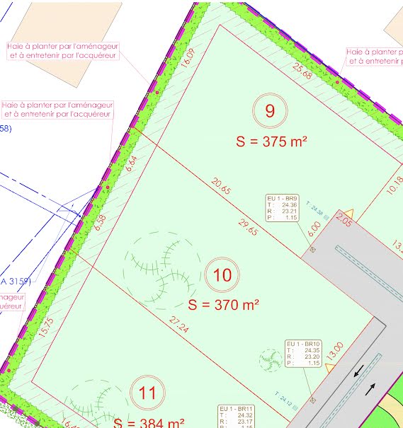 Vente terrain  370 m² à Vaux-sur-Mer (17640), 176 500 €