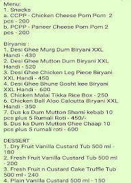 Grubboxx Foods menu 1