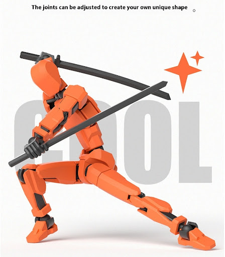 Title 7, Large Magnetic 3D Printing Joint Doll — Decompr...