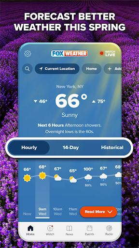 Screenshot FOX Weather: Daily Forecasts