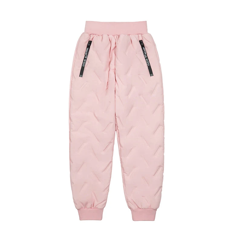 Boys' Fleece and Thickened Cold Proof Warm Bunched Feet Pants, perfect for winter. Keep your son warm and cozy, ideal fo
