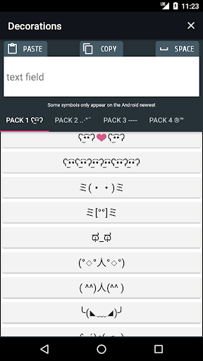 Cool text, symbols, letters, emojis, nicknames Mod Apk ...