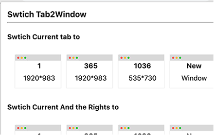 Swtich Tab2Window Preview image 0