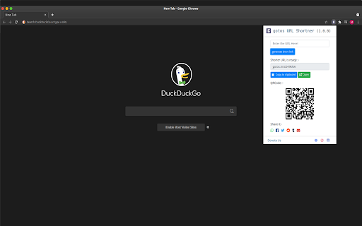 URL Shortener | gotos Preview 2