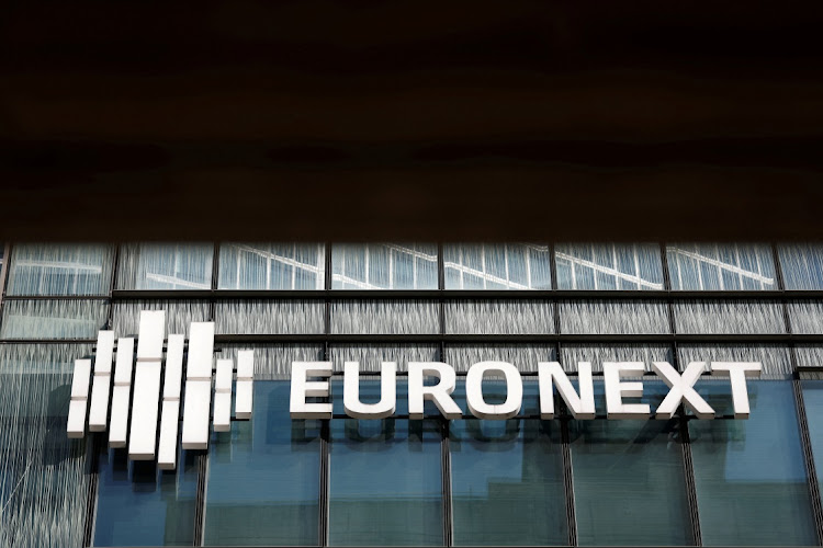 The Euronext stock exchange in Paris, France. Picture: BENOIT TESSIER/REUTERS