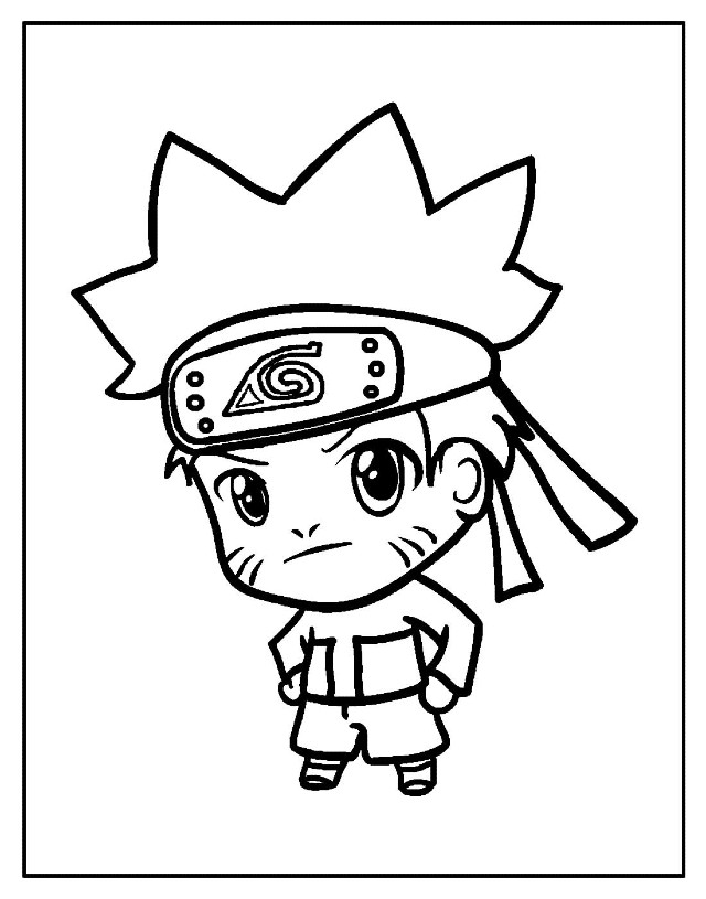 Desenho de Naruto para Colorir - Colorir.com