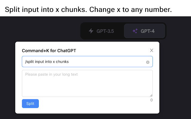 Command K for ChatGPT - add powerful commands