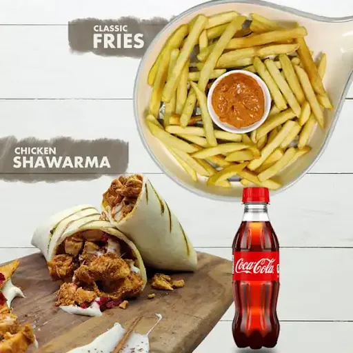 Chicken Shawarma + Fries + Coke