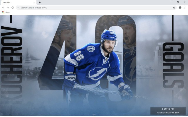 NHL Tampa Bay Lightning New Tab Theme