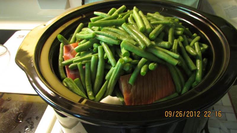 Had To Spread The Green Beans Out Some To Get The Lid On. Looking Good So Far. 9/27/12