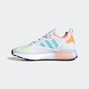 zx 2k boost core white / hazy sky / glow pink