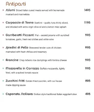 La Brezza menu 3