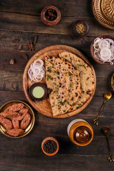 Mutton Keema Paratha