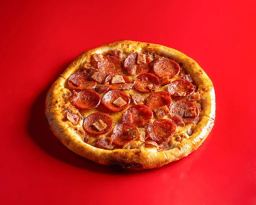 Pepperoni N Bacon Pizza [ Hand Tossed ]