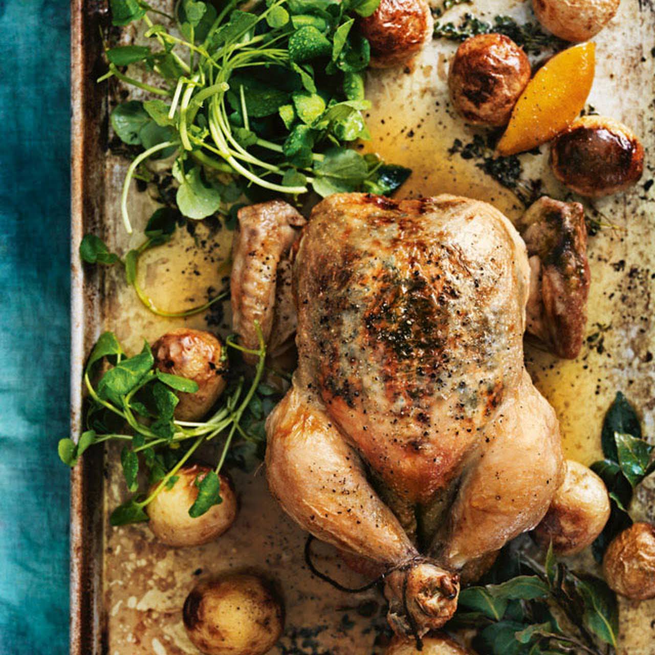 Lemon Thyme Roasted Chicken