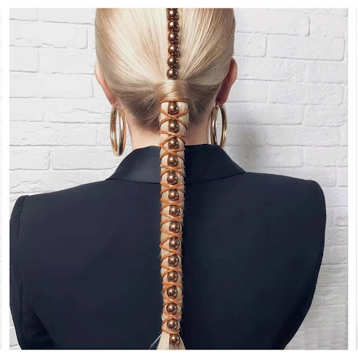 Title 2, European and American Jewelry Beaded Hair Acces...