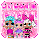 Cover Image of Télécharger Lol Glitter Surprise Keyboard Theme 1.0 APK