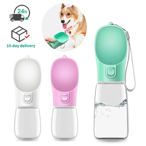 Portable Dog Water Bottle For Small Large Dogs Bowl Outdoor Walking Puppy Pet Travel Water Bottle Cat Drinking Bowl Dog 
