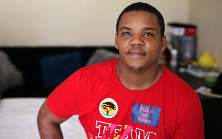 Luvuyo Menziwa, former SRC member at University of Pretoria, who was found guilty by the Equality Court of hate speech after he threatened to kill white people on social media in 2016.