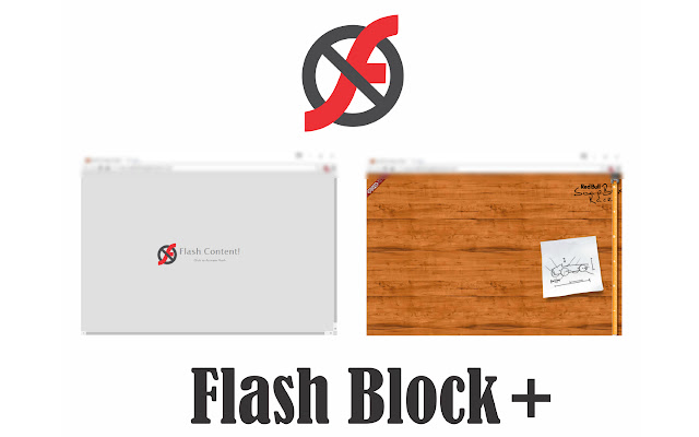 Flash Block (Plus) chrome extension