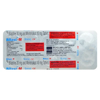 BILAST-M 20/10MG TAB 10'S