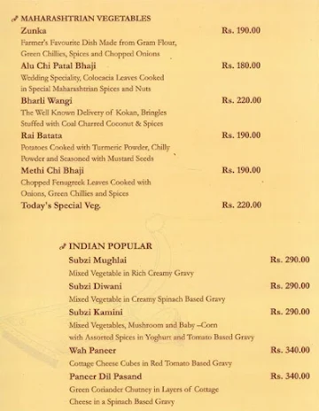 Chetana menu 