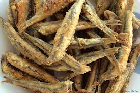 Fried anchovies
