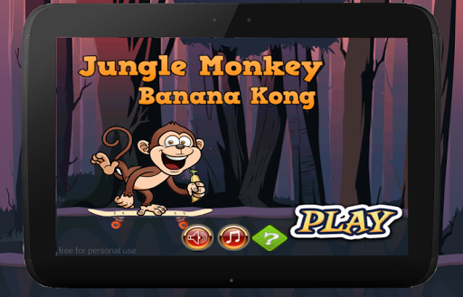 Jungle monkey banana kong