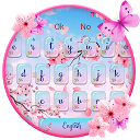 Download Pink Glass Sakura Keyboard Theme Install Latest APK downloader