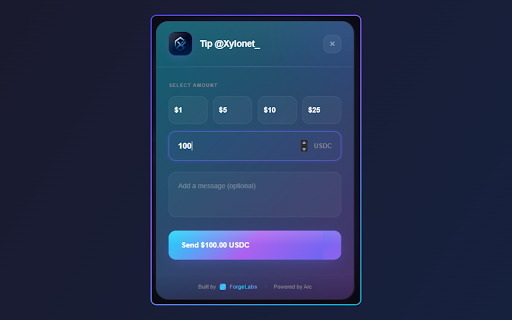 PayX - Tip on X screenshot 4