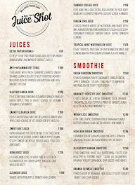 Juice Shot menu 1