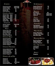 Chinese Cafe menu 1