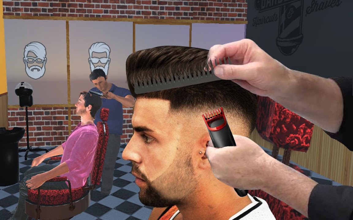 Download Barber Shop Hair Salon Cut Hair Cutting Games 3d For