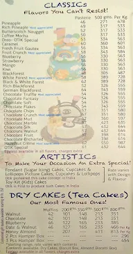 Otik Cake Shop menu 2