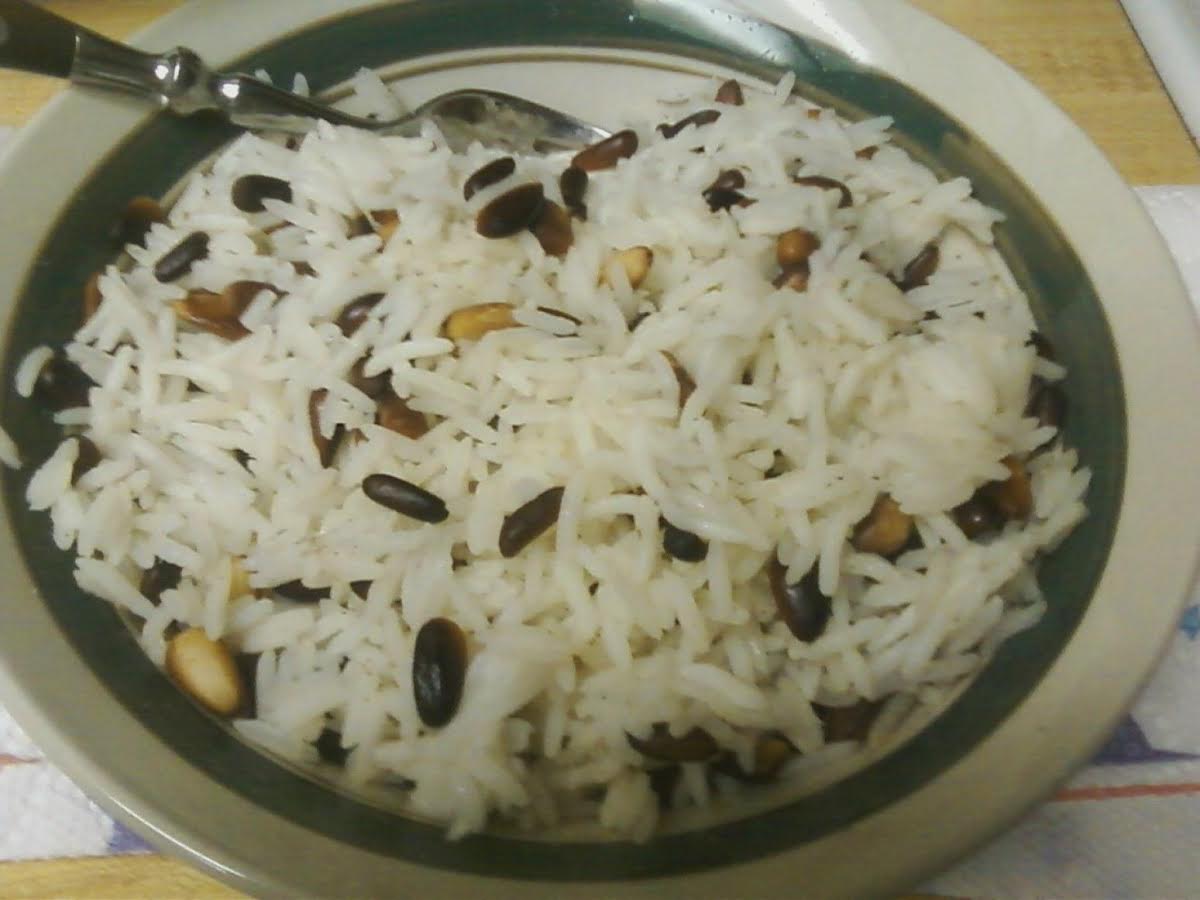 Basmati Rice With Pine Nuts | Just A Pinch Recipes