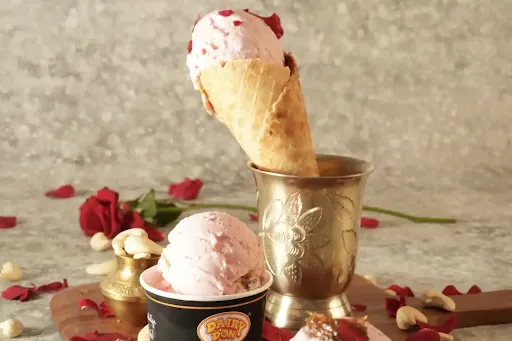 Rose Gulkand Ice Cream [1 Scoop]