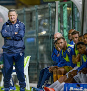 Coach Gavin Hunt of Wits during the CAF Champions League qualifying match between Bidvest Wits and Saint-Louisienne at Bidvest Stadium on February 18, 2017 in Johannesburg, South Africa.