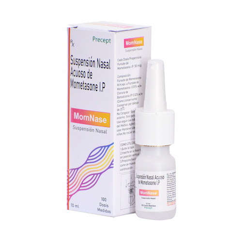Mometasona Momnase 50mcg 10ml Spray Nasal Precept Mometasona 100 Dosis 