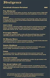 54 Praangan - Indore Marriott Hotel menu 1