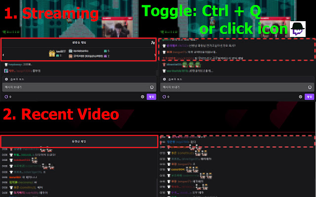 Twitch Chat Header Cleaner chrome extension