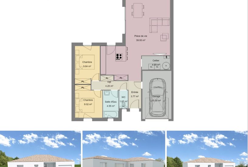  Vente Terrain à bâtir - 1 161m² à Mazeray (17400) 