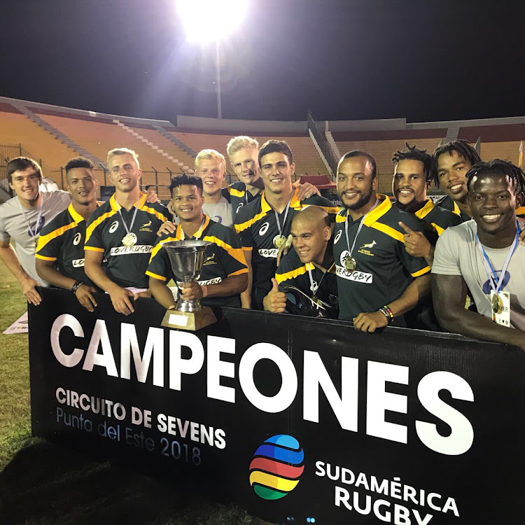 The SA Rugby Sevens Acedemy team clinched the 2018 Suda America Rugby sevens tournament in Punta del Este by beating Ireland, France and Chile on the way to the title!