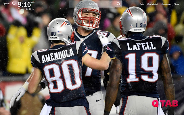 New England Patriots Wallpapers New Tab