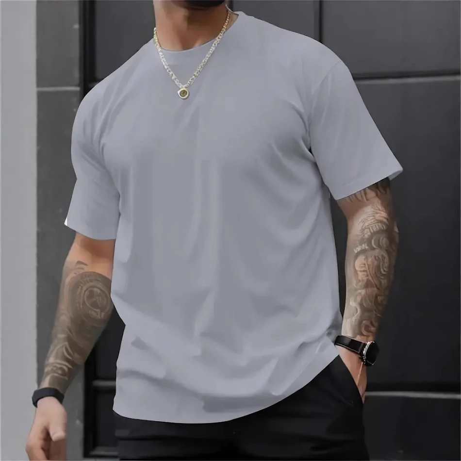 3D Digitaldruck T-Shirt mit lockerer Passform, Rundhals und Kurzarm. Bequemes Freizeit-Shirt für einen modernen Look. Einfach zu tragen.