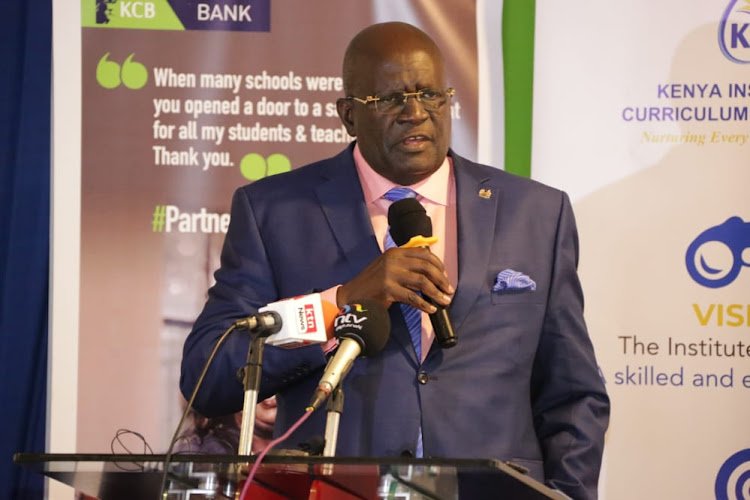 Education CS George Magoha addressing the Kenya Private Schools Association annual conference in Mombasa on July 5, 2022.