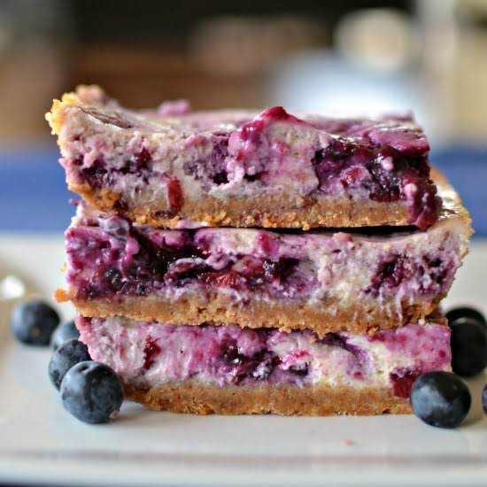 Blueberry Cream Cheese Bars image