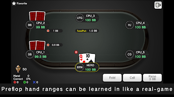 Preflop Trainer PRO Screenshot 3 of 6